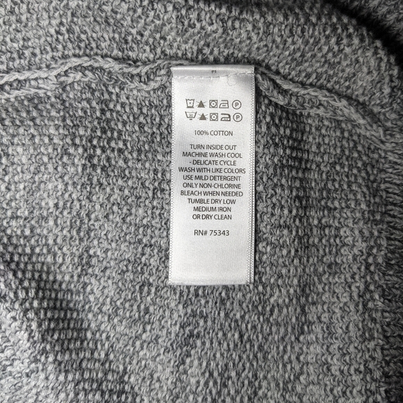 BRITISH KHAKI GREY HALF ZIP-UP MEN'S SWEATSHIRT - Picture 8 of 8